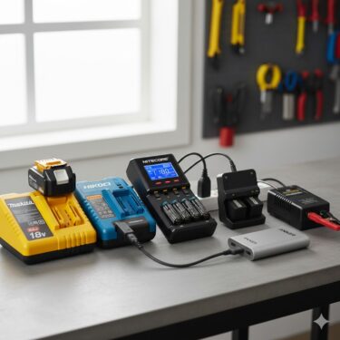 リチウムイオンバッテリー充電器おすすめと安全な選び方